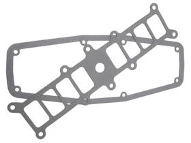 Junta do coletor Edelbrock 3832, 2 peças, preta, silicone