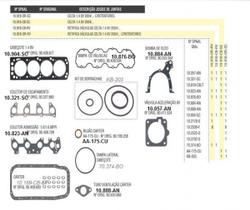 Junta Motor 10918CBSC GM Celta Corsa Montana Prisma 1.4 8V MPFI 03/07 Completo Sem Retentores