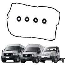 Junta + retentores da tampa de válvulas da ford transit van, furgão, chassi 2.4l 2009 2010 2011 - sabó (76424 / 6c1q6k260aa + 6c1q6k780ab)