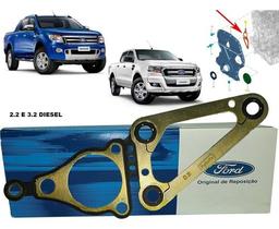 Junta tampa frontal bloco cilindros motor ranger 2013 2014 2015 2016 2017 2018 2019 2020 3.2 diesel