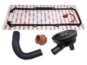 Junta Tampa Válvulas do Motor AP + Anti Chama + Vedante + Mangueira do Respiro Gol Ap 93 94 95 SABÓ Junta Tampa Válvulas do Motor AP + Anti Chama + Vedante + Mangueira do Respiro Gol Ap 93 94 95 SABÓ