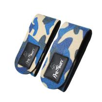 Junta Varas Pro Tsuri Neopreme 30X5cm Azul Camuflado 2un Organizador Com tiras autocolantes