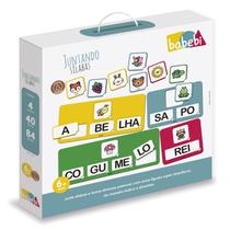 Juntando Sílabas Babebi Jogo Pedagógico Em Madeira