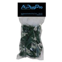 Juntas e tampas de plugue à prova de intempéries AplugPro (verde) x50