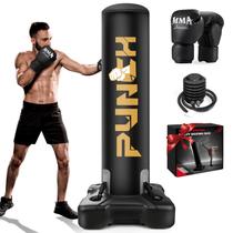 JUOIFIP Saco de Boxe Pesado com Suporte e Conjunto de Luvas JUOIFIP Saco de Boxe Pesado com Suporte e Conjunto de Luvas