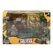 Jurassic Multikids Fun Base de Captura Militar BR1780