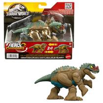 Jurassic World - 2 em 1 - Ceratosaurus e Ankylosaurus - Mattel Jurassic World - 2 em 1 - Ceratosaurus e Ankylosaurus - Mattel