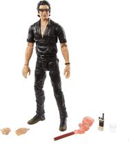 Jurassic World Amber Collection Dr. Ian Malcolm 6-in Action Figure, Swappable Hands, Movie-Inspired Radio, Flare &amp Water Cup Accessories, Collectible Gift for 8 Years Old &amp Up