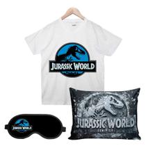 Jurassic World Camisa, Almofada e Máscara de dormir - Caniks BR