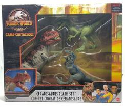 Jurassic World Ceratosaurus Clash Set Mattel Netflix C/nf