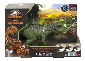 Jurassic World Ceratosaurus Verde 32cm C/som Mattel C/nf