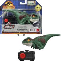 Jurassic World com Controle Velociraptor Verde Mattel