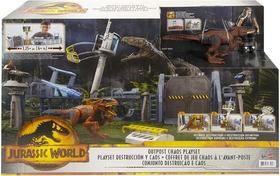 Jurassic World Conjunto Destruição E Caos Playset Gyh43