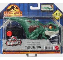 Jurassic World - Dinossauro com Controle - Velociraptor Verde Gyn41 - MATTEL