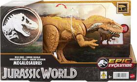 Jurassic world dinossauro com som rugido selvagem mattel