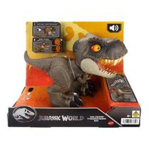 Jurassic World Dinossauro de Brinquedo Comando de Rugido Interativo T. Rex Mattel Jcw01 Jurassic World Dinossauro de Brinquedo Comando de Rugido Interativo T. Rex Mattel Jcw01