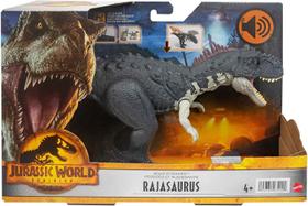 Jurassic World Dinossauro Rajasaurus Ruge Mattel HDX45