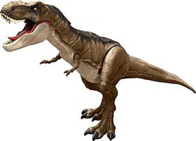 Jurassic World Dominion Super Colossal Tyrannosaurus Rex Action Figure, Brinquedo de Dinossauro Extra Grande a 41,5 Polegadas com Juntas Móveis e Característica de Comer