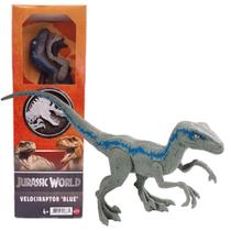 Jurassic World Figura Velociraptor Blue Articulado Mattel