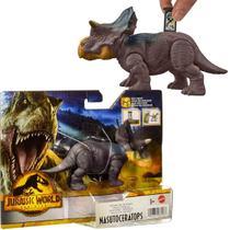 Jurassic World Mini Boneco Dinossauro Nasutoceratops Dominion - Mattel HDX26