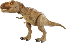 Jurassic World&nbspCamp&nbspCretaceous&nbspIsla Nublar Epic Roarin' Tyrannosaurus Rex Large Action Figure with Primal Attack Feature, Sound, Realistic Shaking, Movable Joints Idades 4 Anos e Up