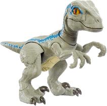 Jurassic World Primal Pal Blue com ação ativada pela primavera, efeitos sonoros mais pescoço, ombro, cauda e articulação de pés para o movimento adicionado do jogo Exclusivo da Amazon - Jurassic World Toys