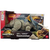 Jurassic WORLD Rugido Selvagem Nasutoceratops Mattel JGB87 Jurassic WORLD Rugido Selvagem Nasutoceratops Mattel JGB87