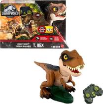 Jurassic World T.Rex 40 Cm Fúria Rugidora Controle Remoto C/ Som , Modo ataque rápido e 360 - Mattel Jurassic World T.Rex 40 Cm Fúria Rugidora Controle Remoto C/ Som , Modo ataque rápido e 360 - Mattel