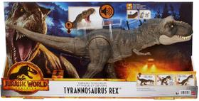 Jurassic World Tyrannosaurus Rex Ataca E Devora Com Som - MAttel HDY55
