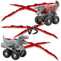 Jurassic World Velociraptor Blue VS Pyroraptor Battle Car