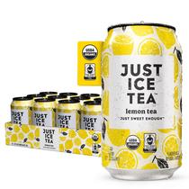 Just Ice Tea Chá Preto Gelado com Limão 12 Unidades 355 ml