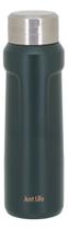JUST LIFE GARRAFA TÉRMICA 23x7x7cm 500ml INOX VERDE PAREDE DUPLA