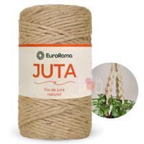 Juta Euroroma Natural Cordão 112m p/ Macramê Fio Grosso 4mm