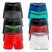 K/10 Cuecas Boxer Box Atacado Revenda For Men Micro Fibra - For Men Cuecas