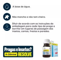 K-othrine Sc 25 - Mata Baratas Formigas e Moscas K-othrine Sc 25
