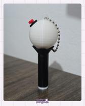 K-pop Chaveiro K-pop BTS lightstick + photocard aleatório K-pop Chaveiro K-pop BTS lightstick + photocard aleatório