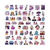 K-POP DEMON HUNTERS 60PCS Adesivos De Desenho Animado Impermeáveis Para Telefone, Guitarra, Laptop,