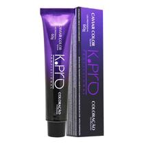K.pro Caviar Color System Coloração Tintura Profissional 60g Tom 8.44 - Louro Claro Cobre Intenso