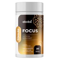 K'psula Focus Ekobé Coenzima Q10 Ácido Pantotênico 30 Caps Sem Sabor