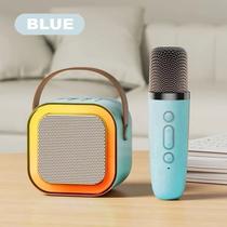 K12 Alto-falante Bluetooth Karaoke com Microfone, Luzes LED e Diversão para Toda a Família