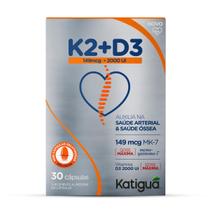 K2 149MCG D3 2000UI MAX 30 GELCAPS Katigua