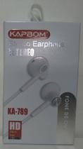 KA-789 Kapbom Fone de ouvido P2 KA-789 Kapbom Fone de ouvido P2