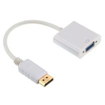 Kabel żeński 15 pin HD D-Sub do męskiego 20 pin DisplayPort 0,15 m biały Kabel żeński 15 pin HD D-Sub do męskiego 20 pin DisplayPort 0,15 m biały