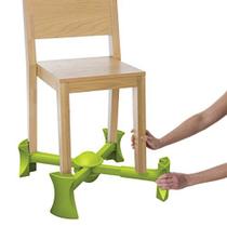 KABOOST Booster Seat for Dining Table, Green - Goes Under The Chair - Portable Chair Booster for Toddlers and Grown Ups