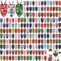 Kacctyen Pañuelos Navideños para Perros 200 Piezas de Algodón Suave al Por Mayor