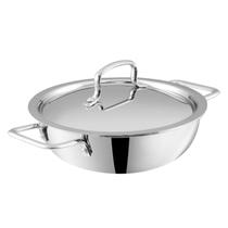 Kadai Vinod Platinum Triply Aço Inoxidável 22 cm