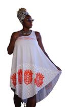 Kaftan Africana Estampa - CHATO AFRO CULTURE - TAMANHO P Kaftan Africana Estampa - CHATO AFRO CULTURE - TAMANHO P