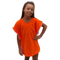 Kaftan atoalhado Laranja Neon Kaftan atoalhado Laranja Neon