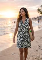 Kaftan curto com nó cairo daniela tombini Kaftan curto com nó cairo daniela tombini