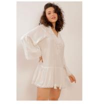 Kaftan Curto Off white TAM P E M Kaftan Curto Off white TAM P E M